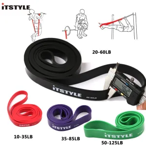 41" Resistance Bands Natural Latex Expander Power CrossFit 208CM Yoga Rubber Loop Band