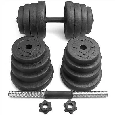 Adjustable Dumbbells Set 30 Kg Free Hand Weights Pair of Adjustable Dumbells