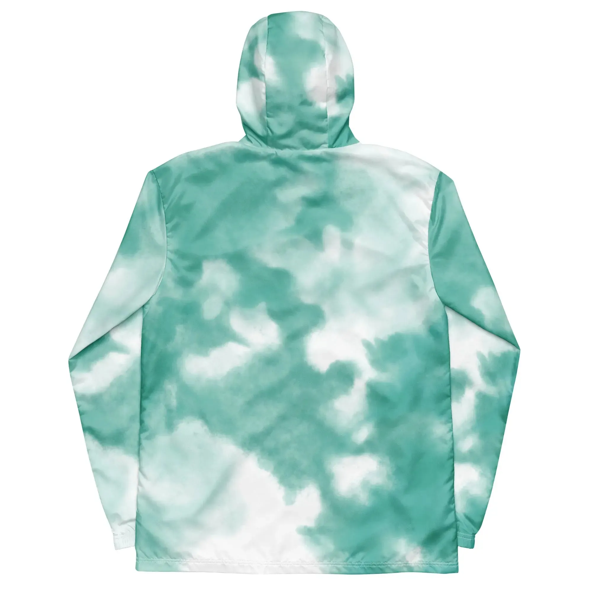 All-Season Unisex Windbreaker - Green Clouds