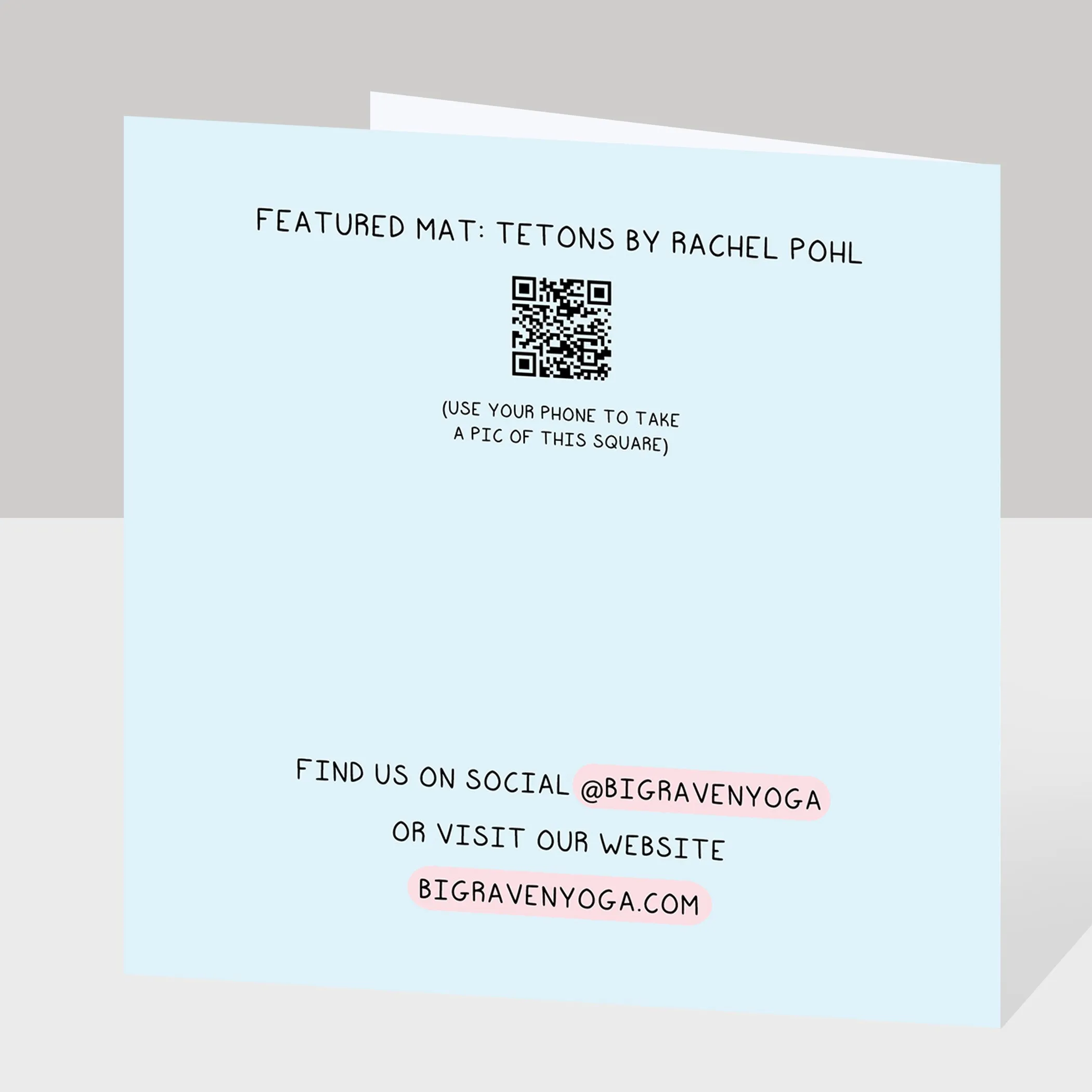Be Well and Do Good Work by Rachel Pohl  Doodle Card