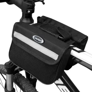 bike top tube bag, Cycling Bike Top Tube Bag Mountain Bicycle Front Frame Double Pannier Bag Pack
