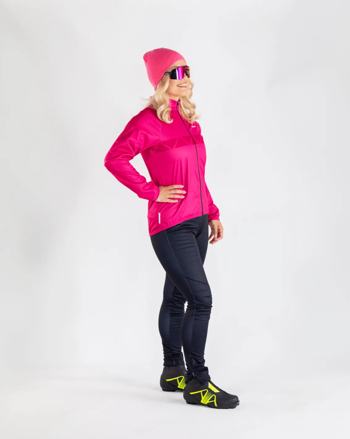 Cevi Light Jacket Women elastic, pink fuchsia, running