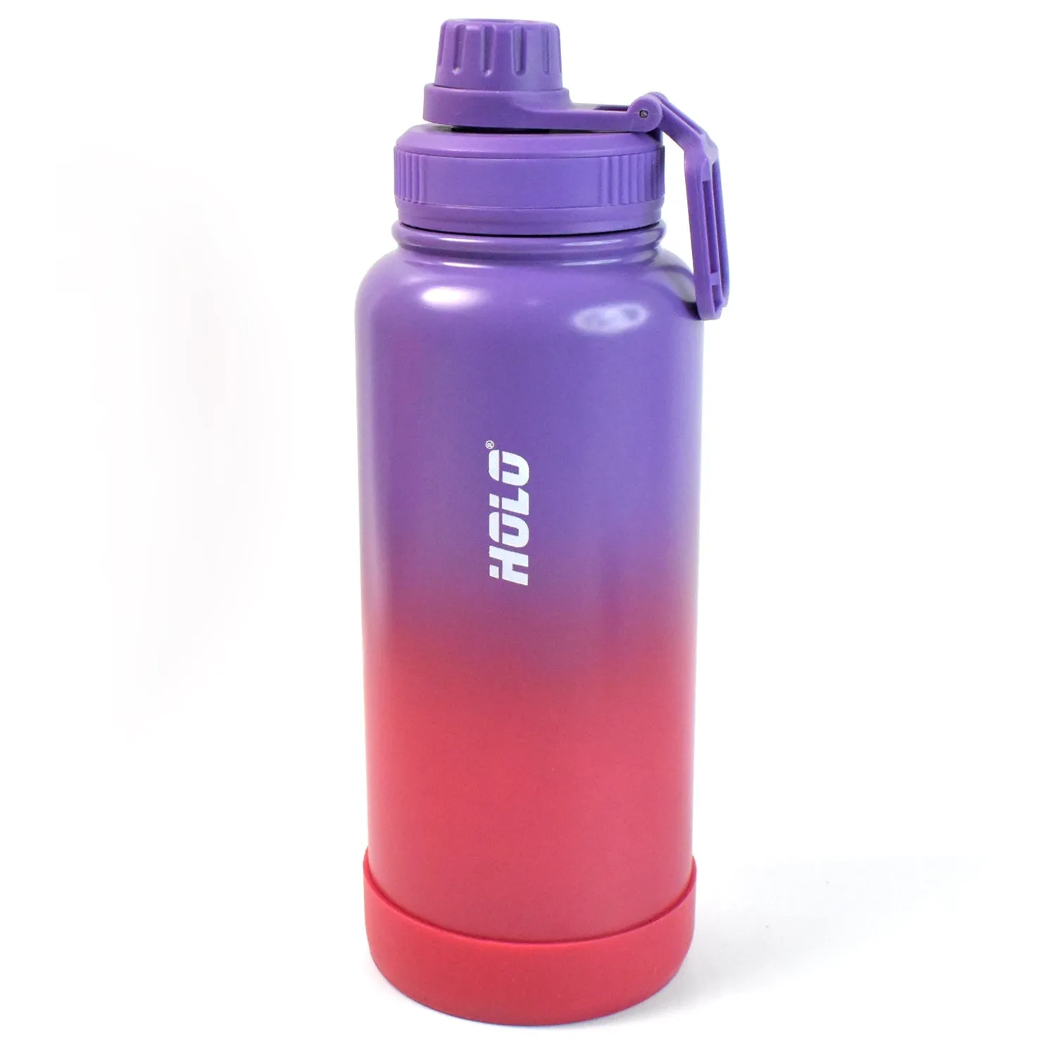 Customize Two Tone Pink Stainless Steel Water Bottle | Copper Coated Vacuum Insulation | Powder Coated | Secure Grip | Leakproof Easy Pour Cap (1000ml)
