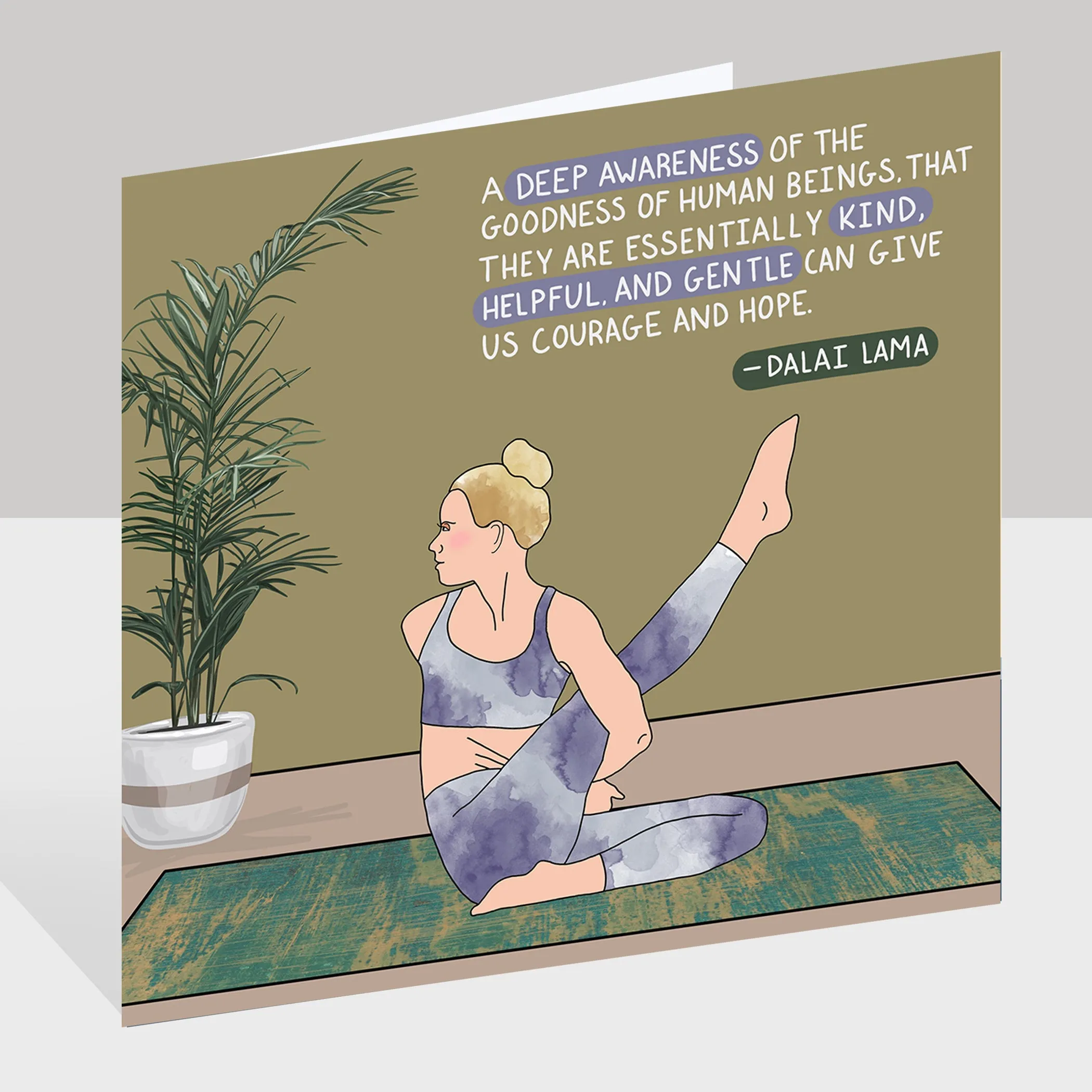 Deep Awareness Doodle Card