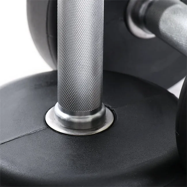 Element Fitness 5-50LB Round Dumbbell Set with Stand