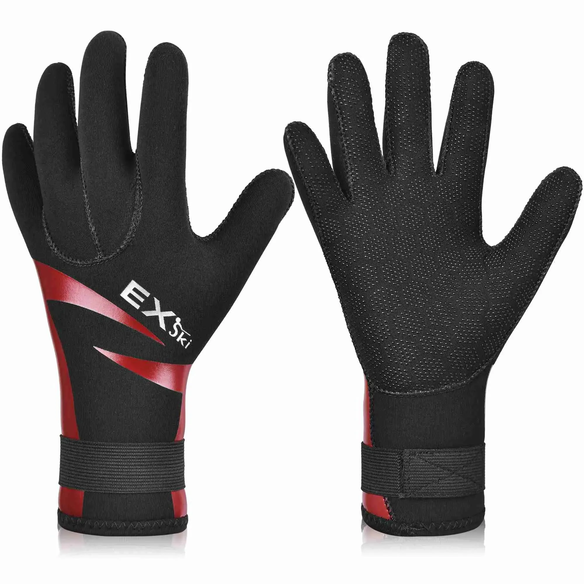EXski Diving Gloves, 3mm Neoprene Wetsuit Gloves for Scuba Diving Snorkeling Kayaking Paddling Men Women