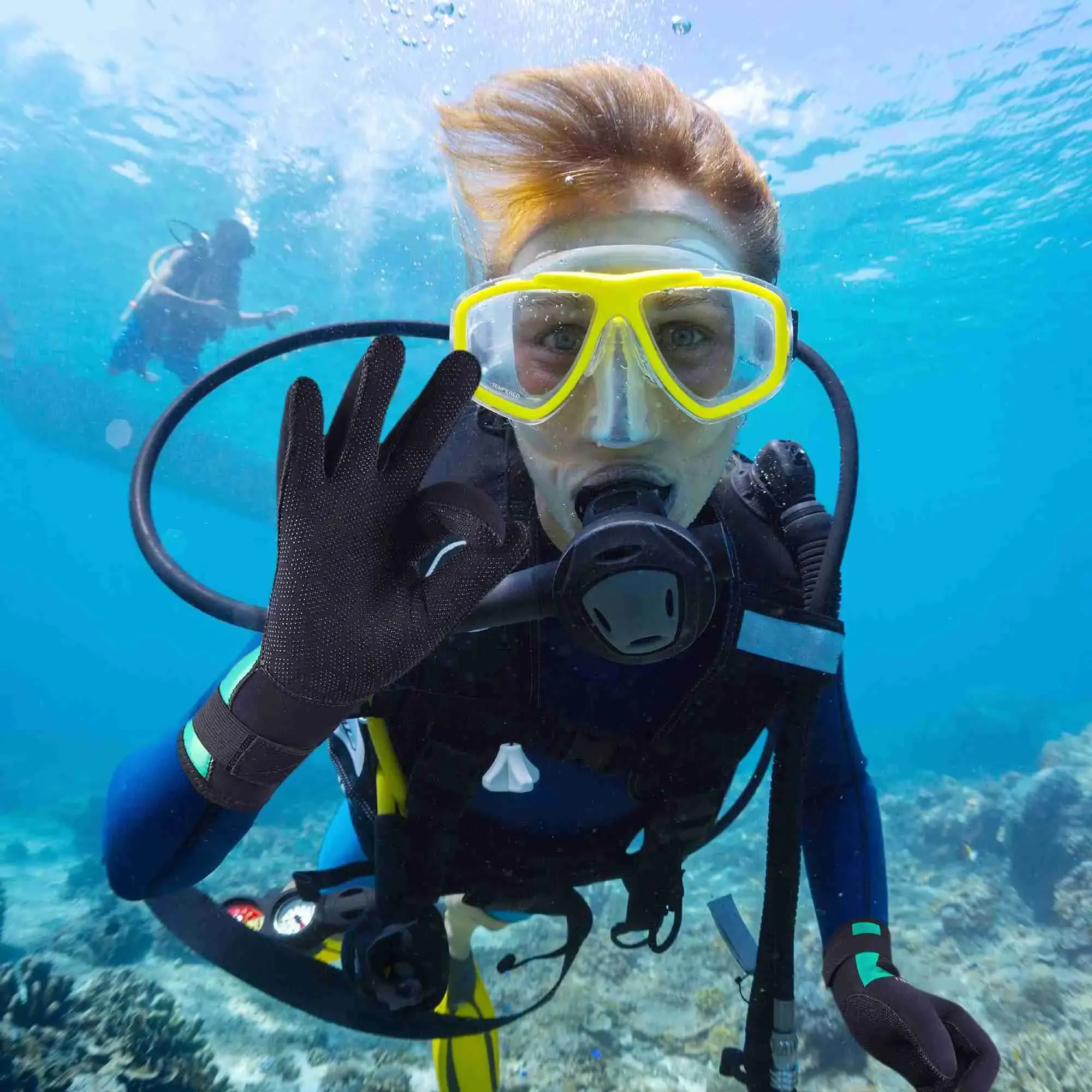 EXski Diving Gloves, 3mm Neoprene Wetsuit Gloves for Scuba Diving Snorkeling Kayaking Paddling Men Women