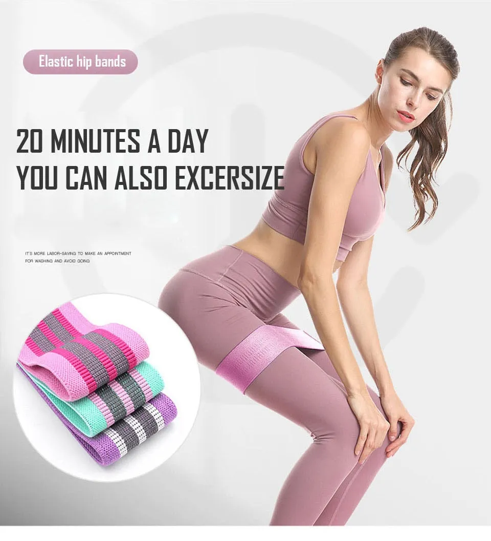 Fabric Elastic Resistance Bands
