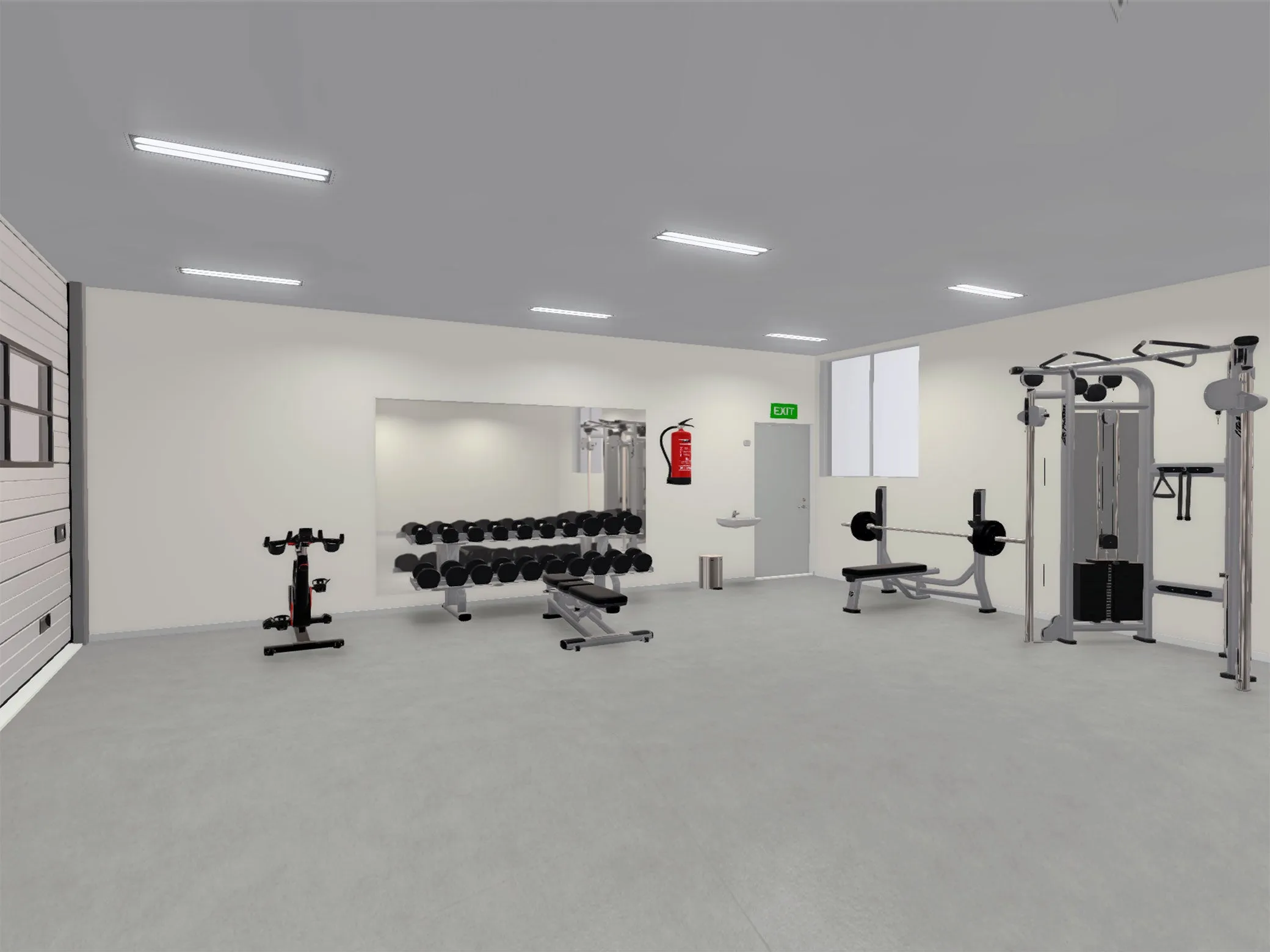Family Home Gym Package - Olympic Weights & Dual Adjustable Pulley