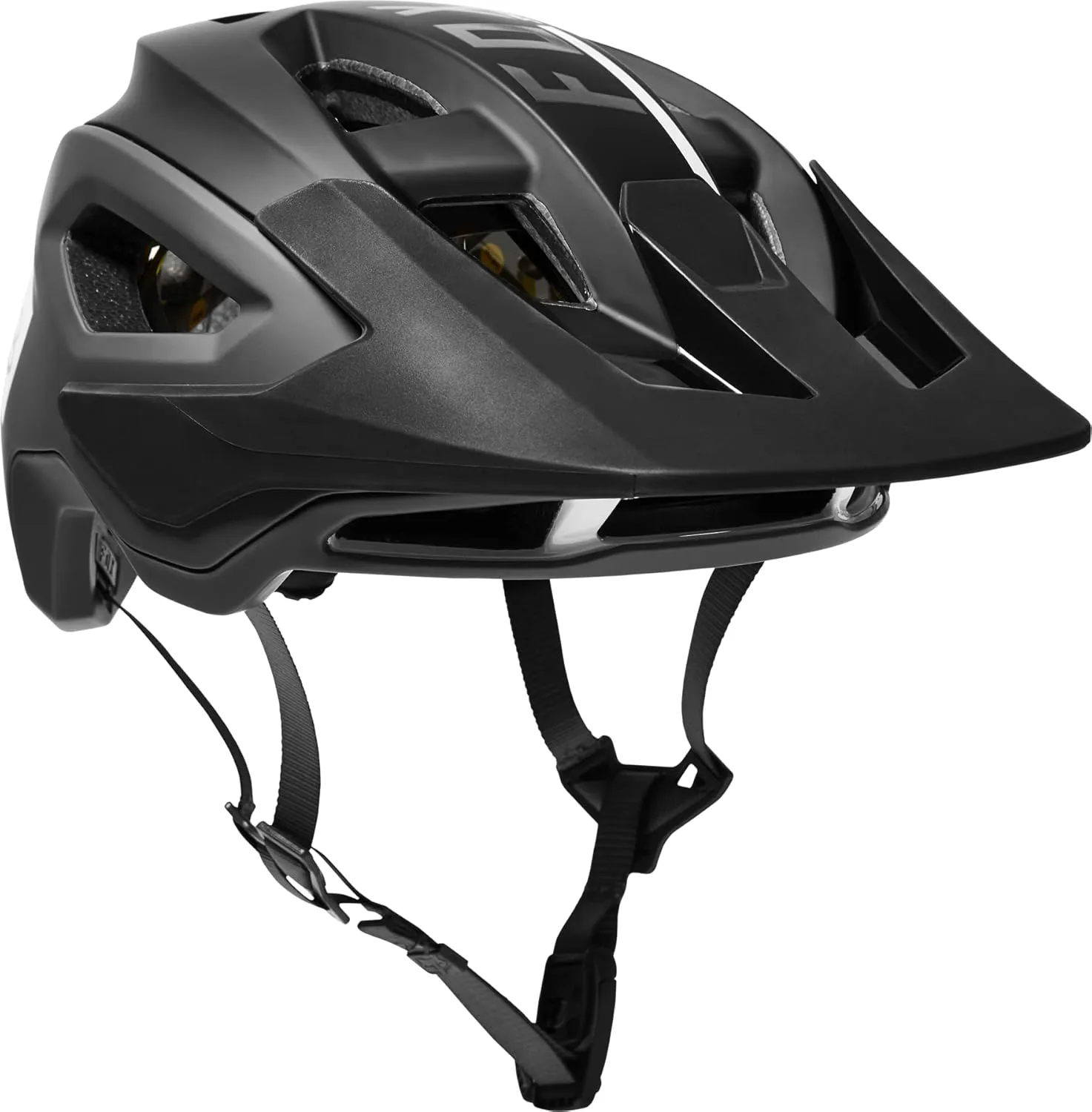 Fox Racing Speedframe Pro Mountain Bike Helmet, Blocked Black, Small