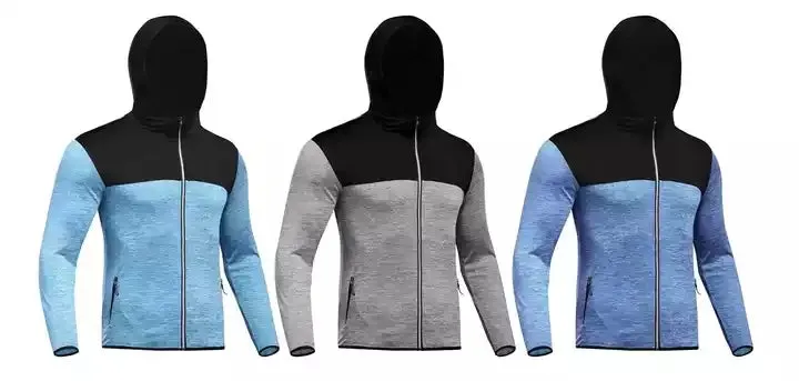 Full Zipper Pocket Hoodies Running Zipper Jackets