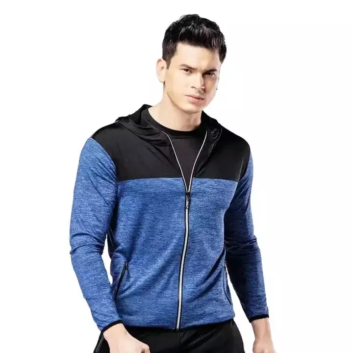 Full Zipper Pocket Hoodies Running Zipper Jackets