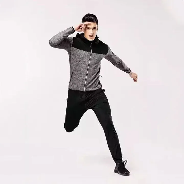 Full Zipper Pocket Hoodies Running Zipper Jackets