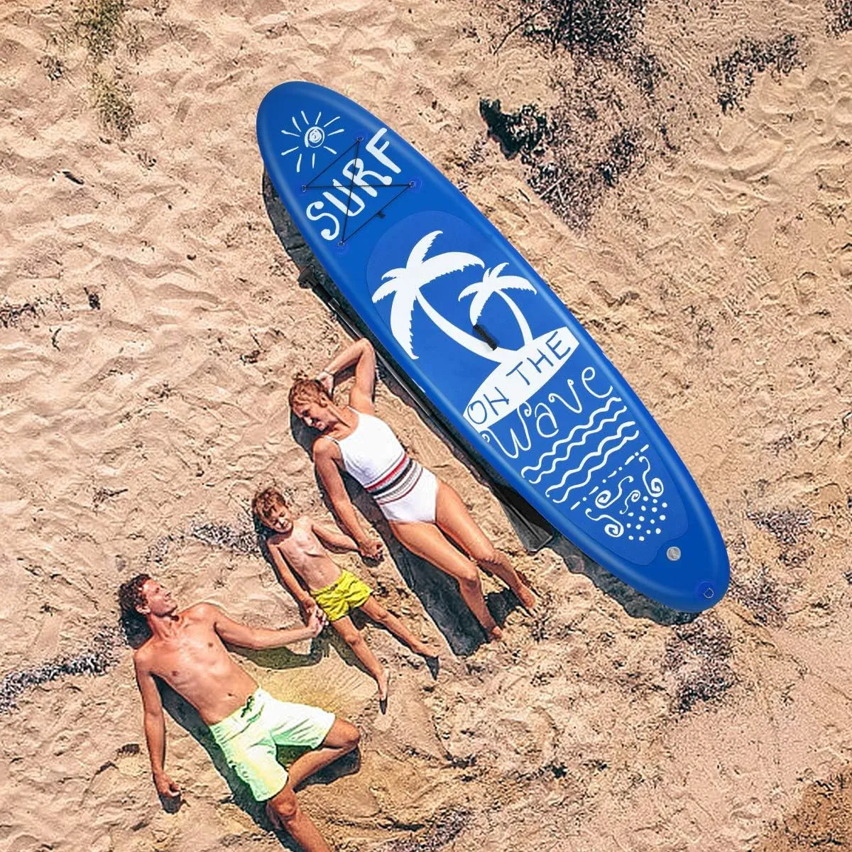 Goplus 9.8'/10'/11' Inflatable Stand Up Paddle Board, 6.5 Thick SUP with Premium Accessories and Carry Bag, Wide Stance, Bottom Fin for Paddling, Surf Control, Non-Slip Deck, for Youth and Adult