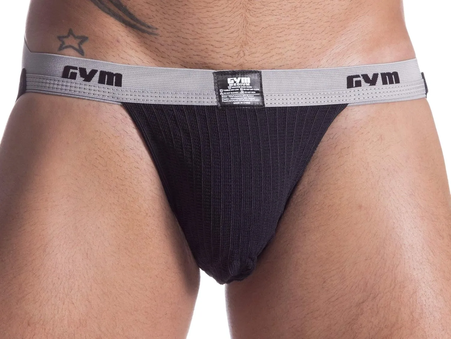 GYM 1" Waistband Swim/Run Jockstrap