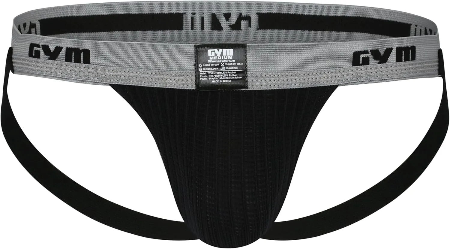 GYM 1" Waistband Swim/Run Jockstrap