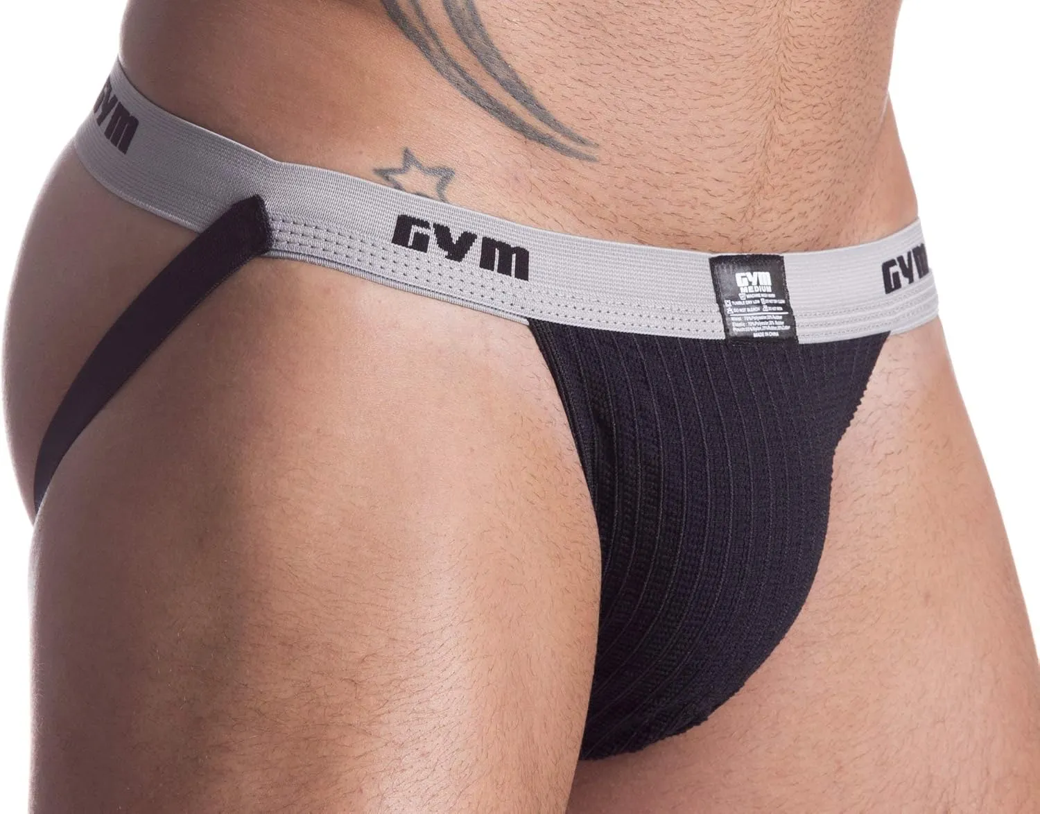 GYM 1" Waistband Swim/Run Jockstrap