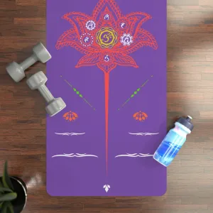 LOTUS PRINTED YOGA MAT – BEST NON-SLIP YOGA MAT FOR SERENITY