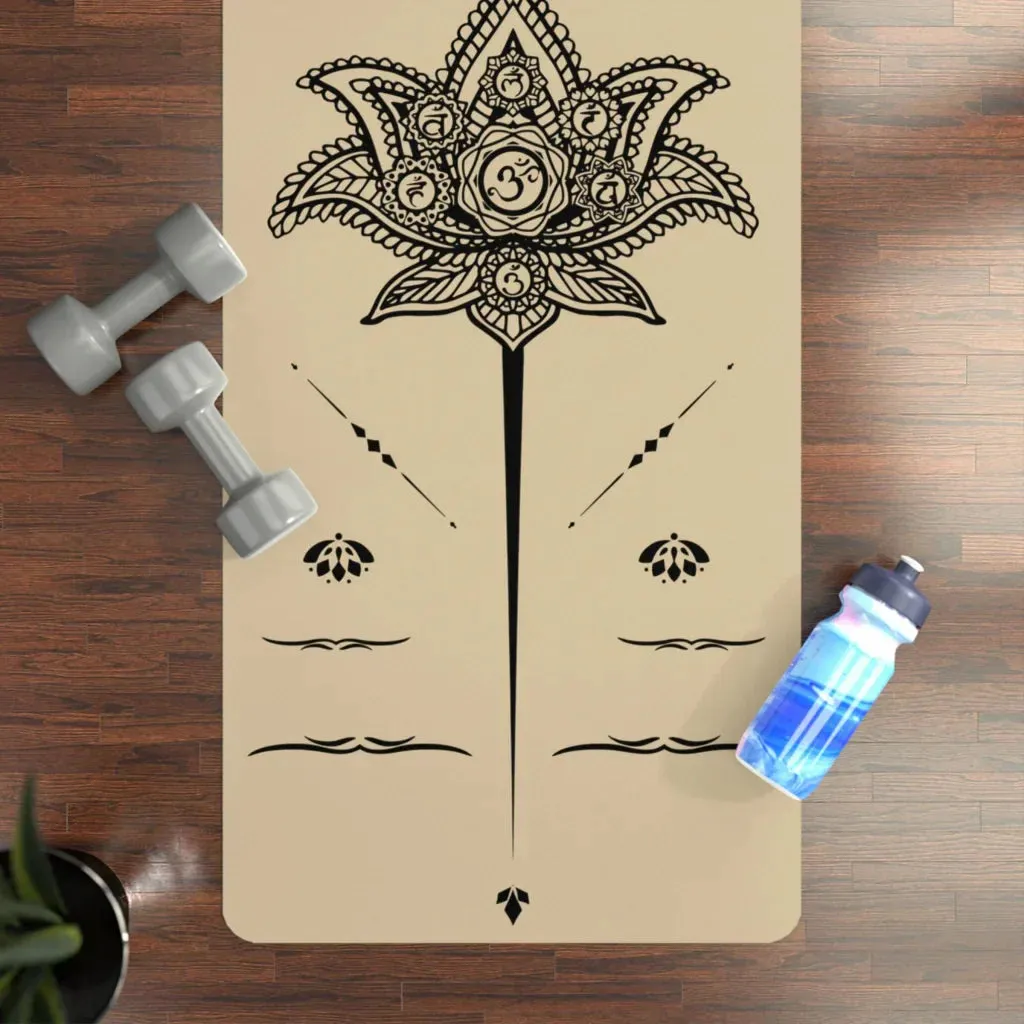 LOTUS PRINTED YOGA MAT – BEST NON-SLIP YOGA MAT FOR SERENITY