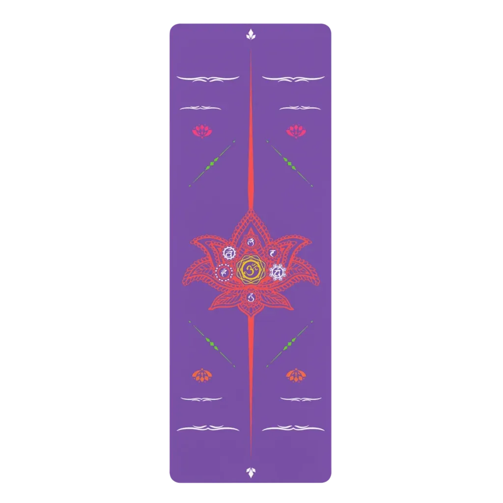LOTUS PRINTED YOGA MAT – BEST NON-SLIP YOGA MAT FOR SERENITY