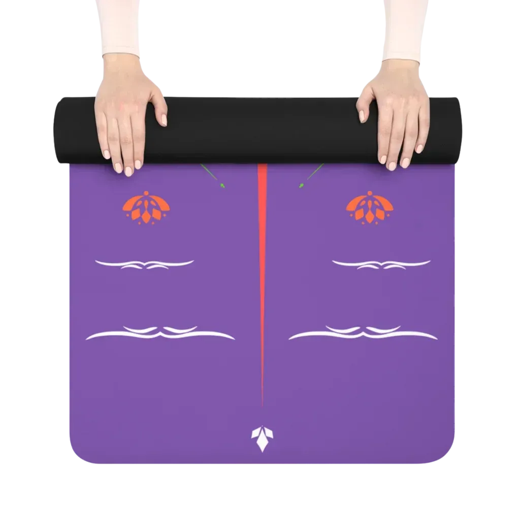 LOTUS PRINTED YOGA MAT – BEST NON-SLIP YOGA MAT FOR SERENITY