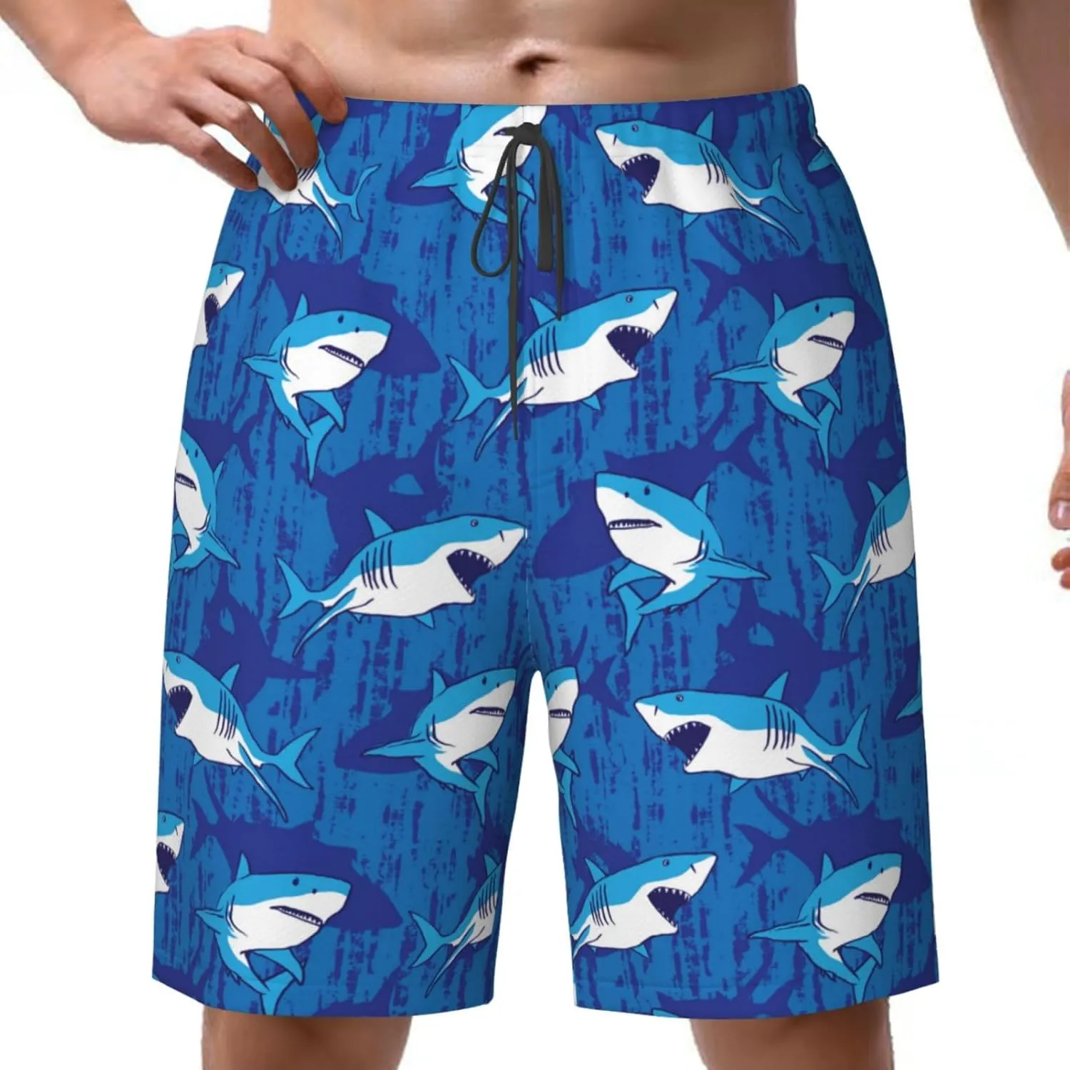Mens Swim Trunks Quick Dry Board Shorts Funny Beach Shorts Swimwear Bathing Suits