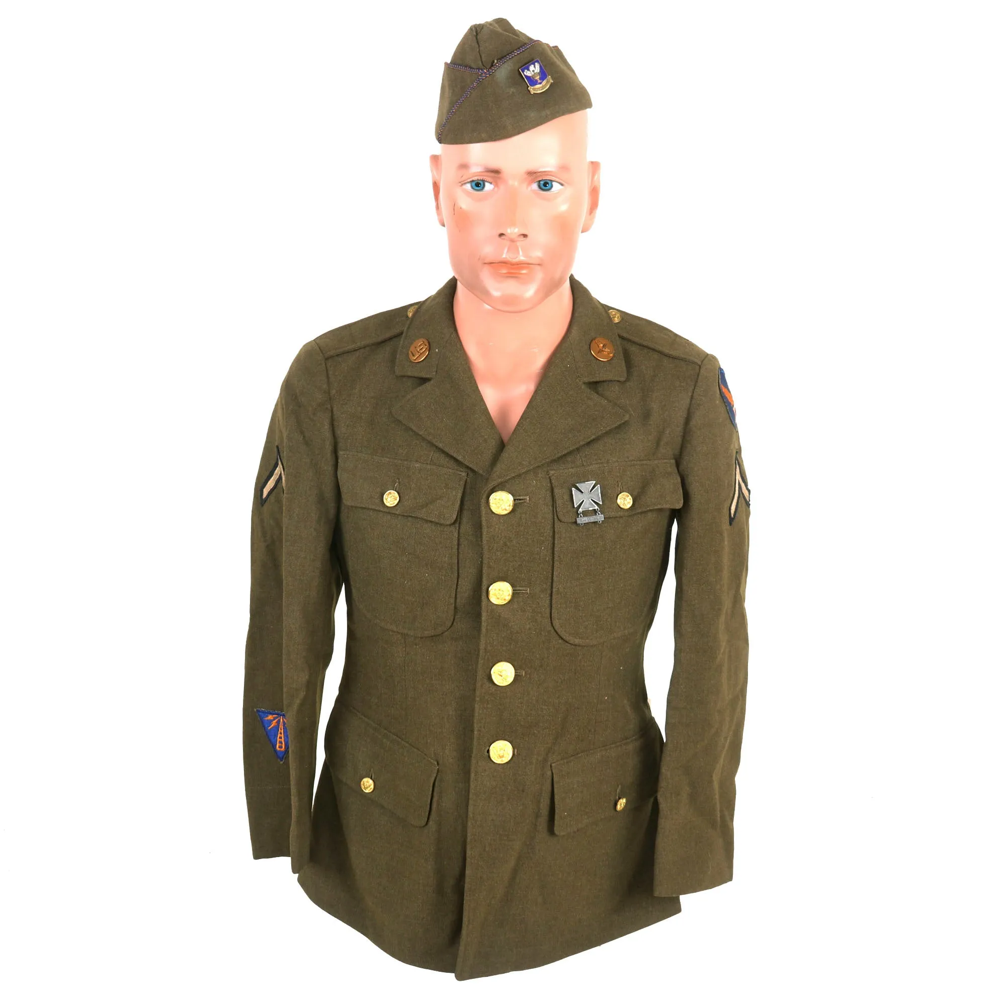 Original U.S. WWII Army Air Force Duffel Bag Uniform Grouping