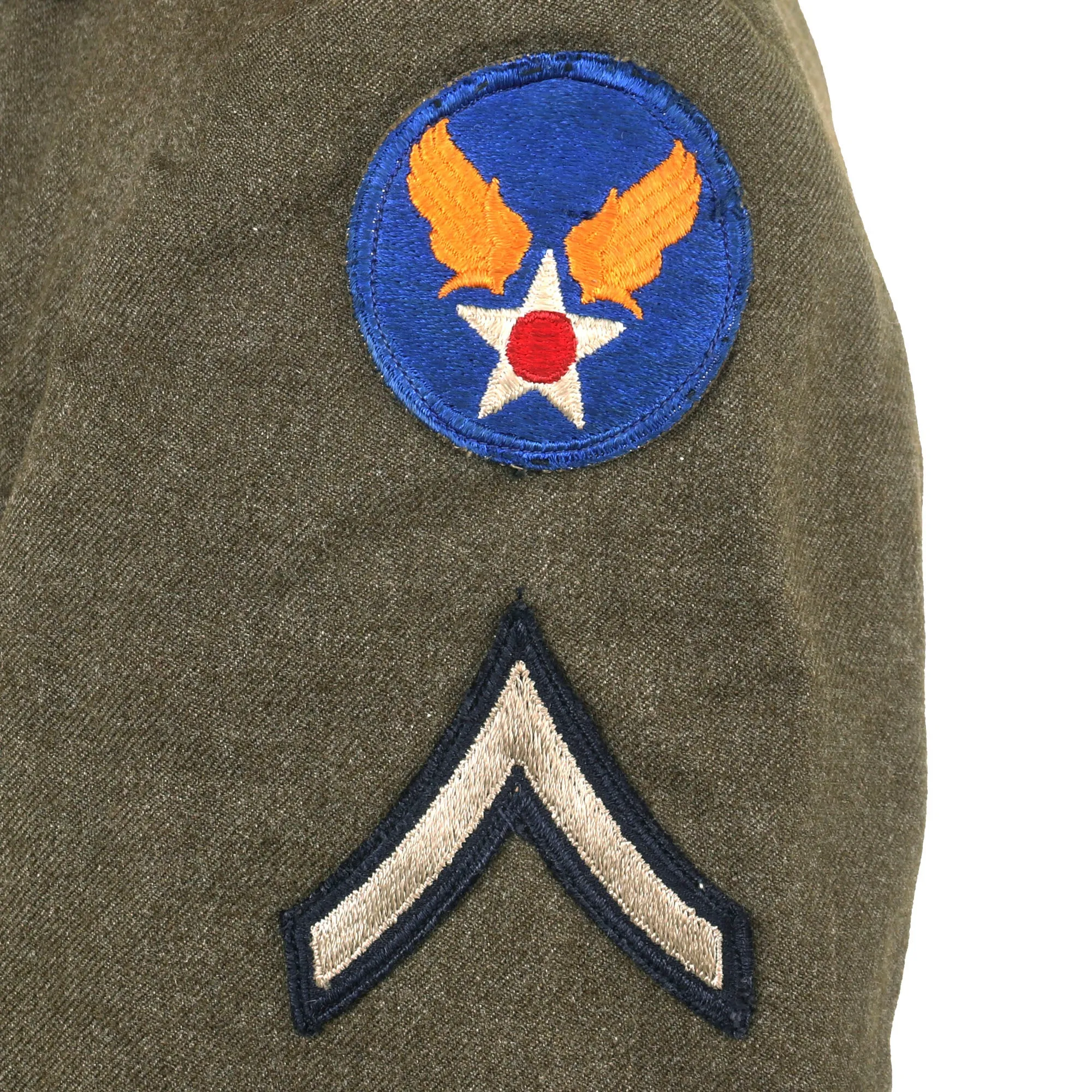 Original U.S. WWII Army Air Force Duffel Bag Uniform Grouping