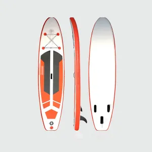 Paddleboard Inflatable Paddle Boards Stand Up: Adjustable Paddle Backpack Pump Leash Fin Youth Adults Standup Paddleboard