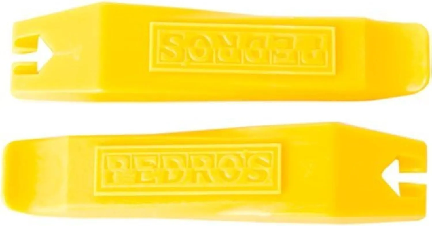 Pedro's Bicycle Tire Lever - Pair (Pack of 2, Yellow)