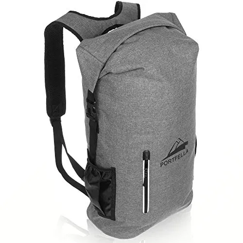 Portfella Backpack Heavy Duty 30L Dry Bag - Outdoor Hiking Travel Backpack Waterproof Rolltop -