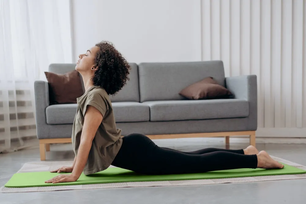 Premium TPE Yoga Mat - For Yoga Studio and Home Gym | Green