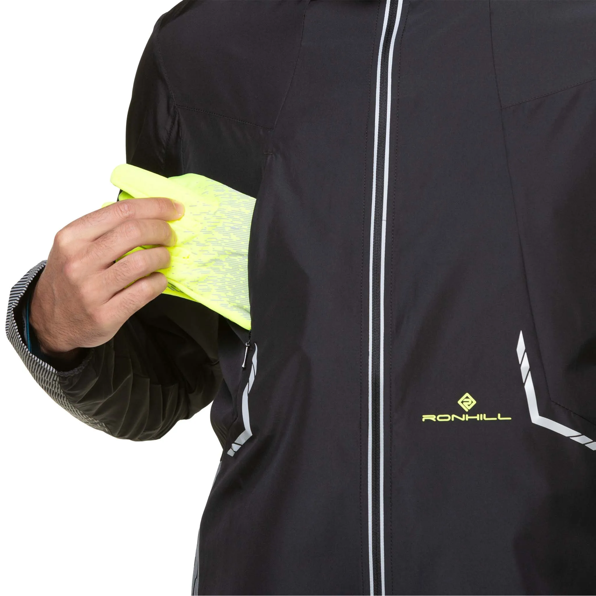 Ronhill | Men's Tech Reflect Jacket - Black/Reflect