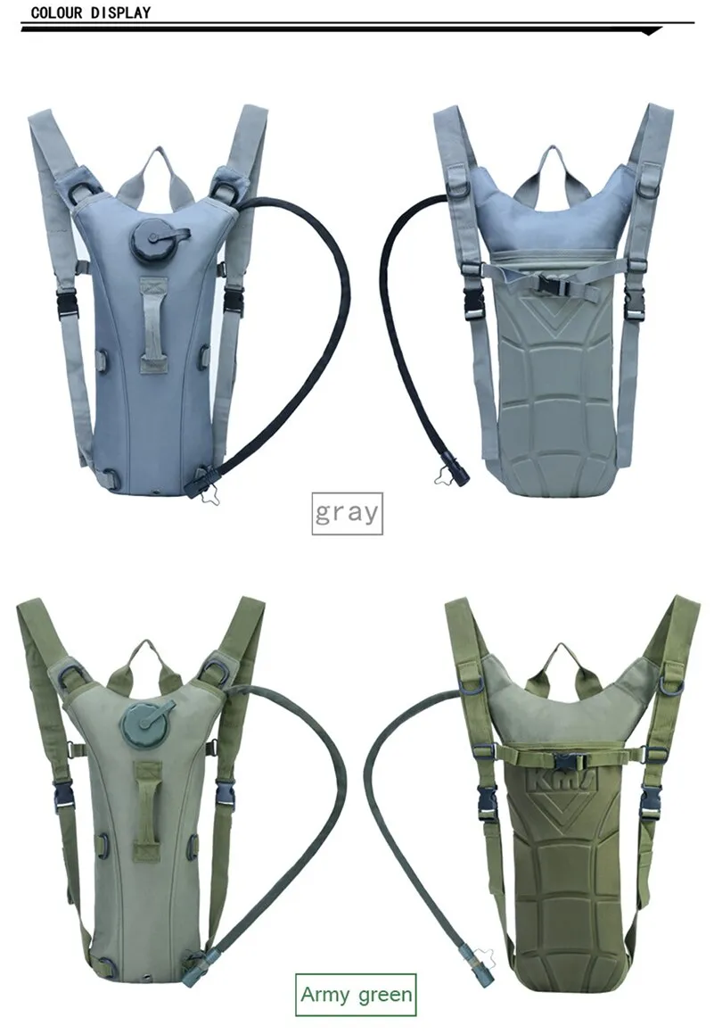 Sidiou Group Cycling Water Bag Outdoor Travel Water Bladder Large Capacity Hydration Backpack