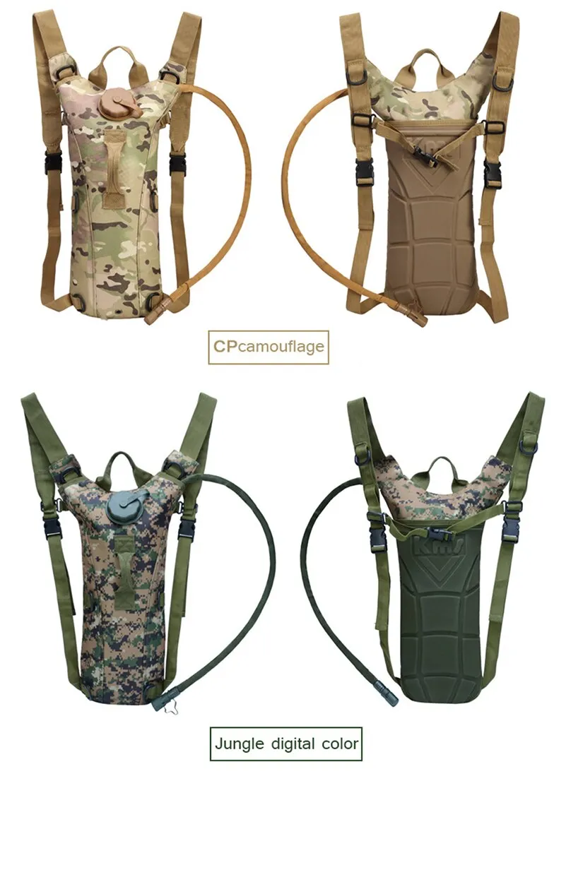 Sidiou Group Cycling Water Bag Outdoor Travel Water Bladder Large Capacity Hydration Backpack