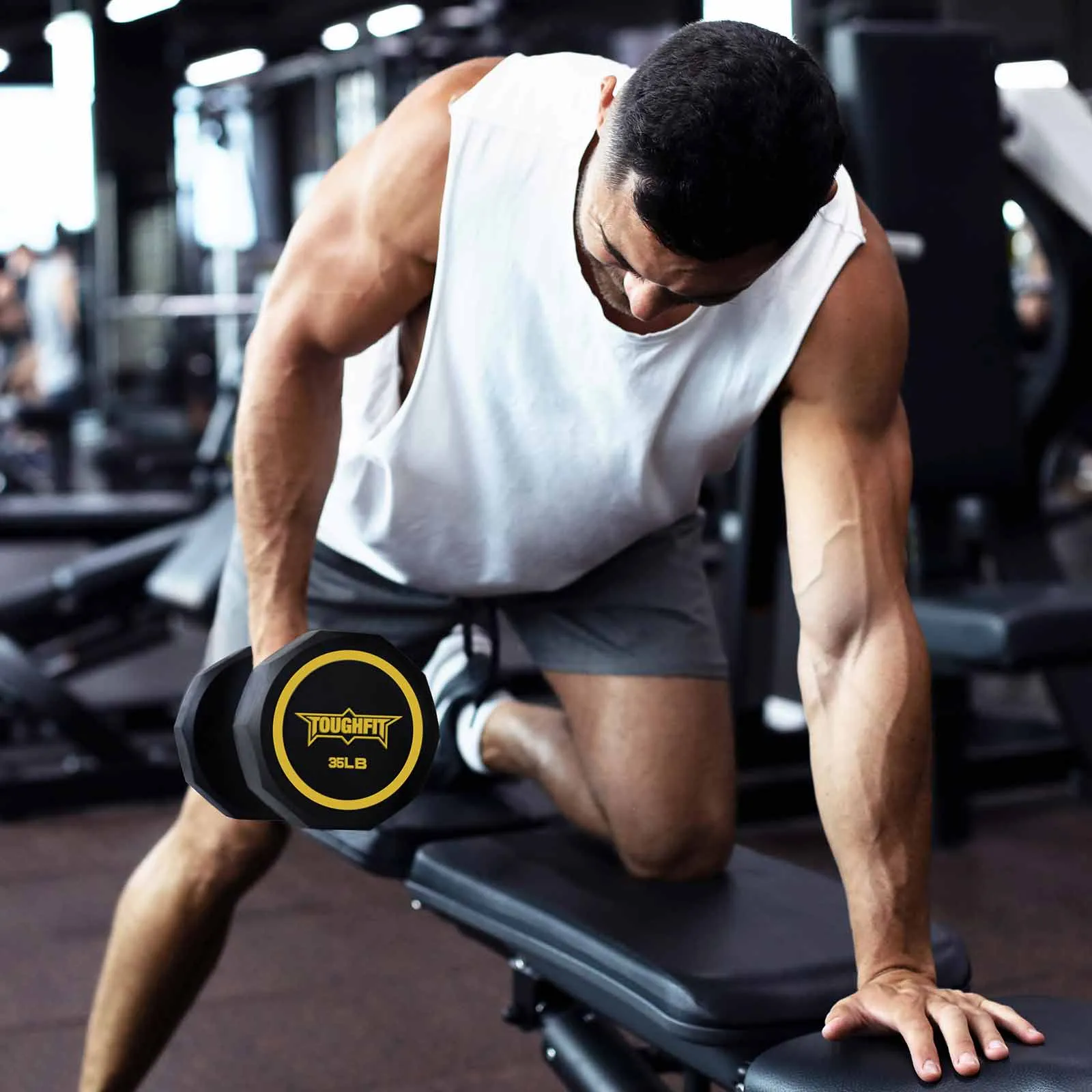 ToughFit Decagon PEV Dumbbells