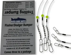 Trolling Bumper for Trolling Flashers & Dodgers 3 Pack (24 Inch)