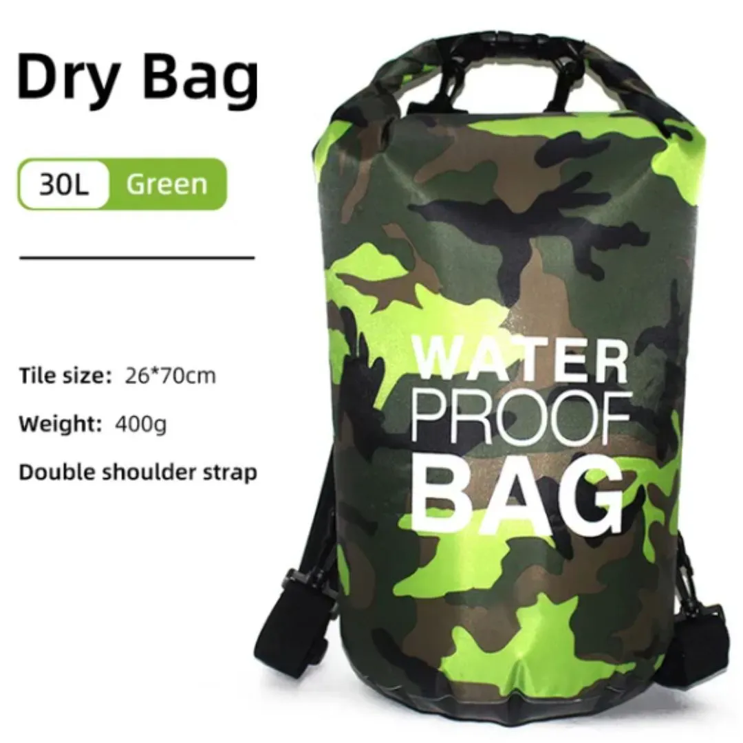 Ultimate Waterproof Sport Dry Bag Backpack with Wet/Dry Separation – 30L/15L
