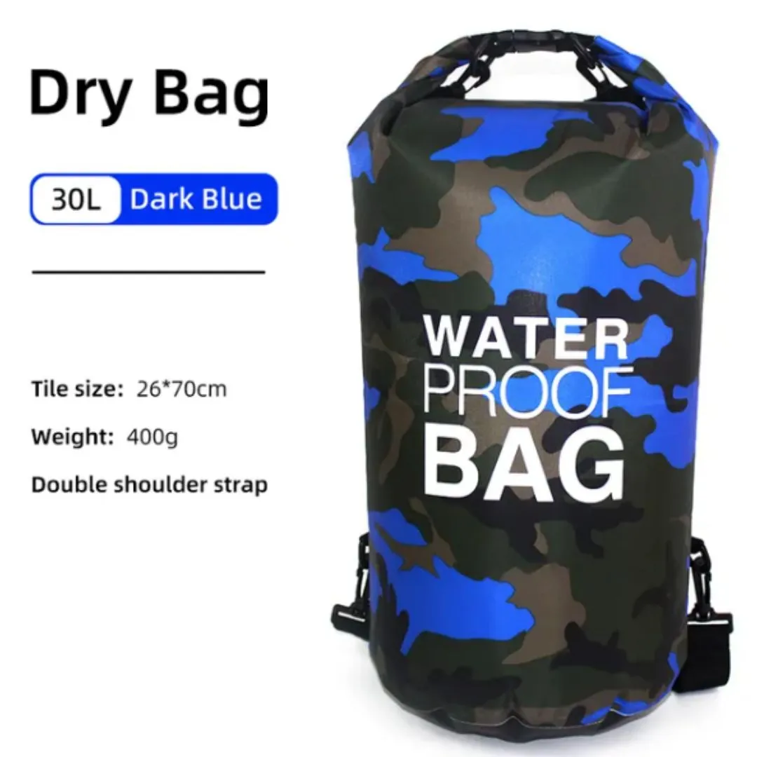 Ultimate Waterproof Sport Dry Bag Backpack with Wet/Dry Separation – 30L/15L