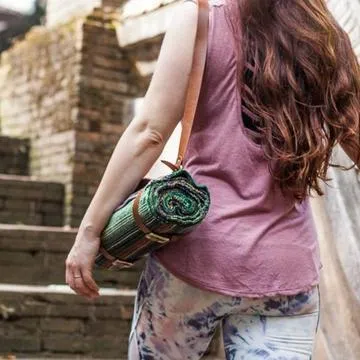 Vegan Leather Yoga Mat Strap