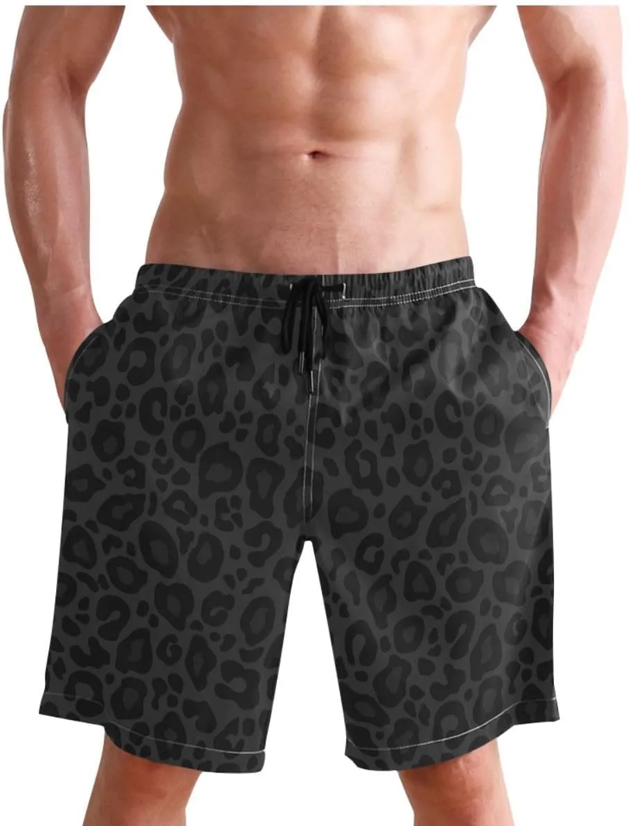 Wamika Men's Beach Shorts Swim Trunks Quick Dry Men Casual Board Shorts with Pockets M-XXL