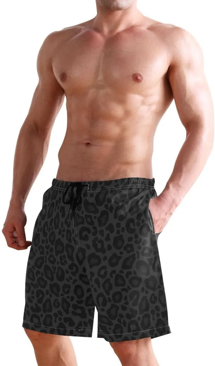 Wamika Men's Beach Shorts Swim Trunks Quick Dry Men Casual Board Shorts with Pockets M-XXL