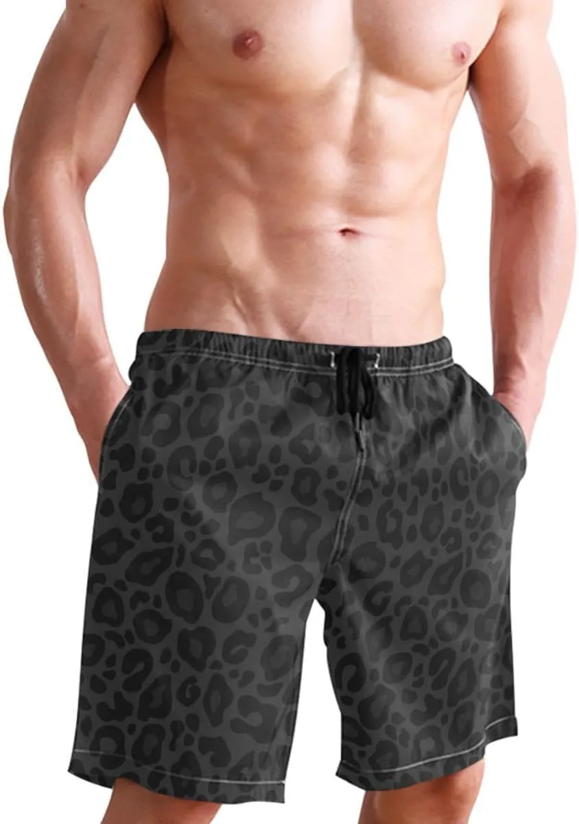 Wamika Men's Beach Shorts Swim Trunks Quick Dry Men Casual Board Shorts with Pockets M-XXL
