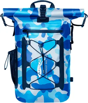 Waterproof Backpack for Men and Women - Roll-Top Floating Dry Bag Backpack for Kayaking, Rafting, Boating, Beach (Black)