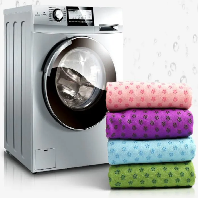 Widened and Thickened Yoga Blanket Non Slip Yoga Cloth Fitness Mat Blanket Sweat Absorbing Towel Mat Machine washable