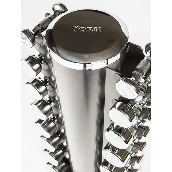 York Barbell Chrome Dumbbell Club Pack